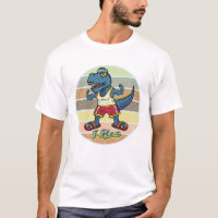 Funny Tyrannosaurus Rex T-Flex Workout Retro Cool