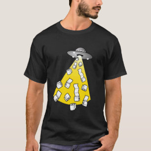 Funny UFO Toilet Paper Roll - Humour T-Shirt
