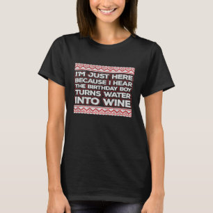 Funny Ugly Christian Christmas Meme  Turns Water i T-Shirt