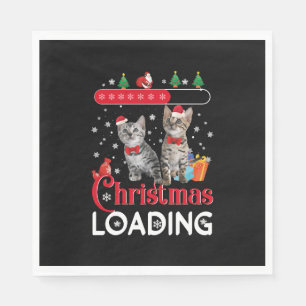 Funny Ugly Christmas Cat Napkin