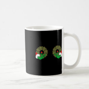 Funny Ugly Christmas Matching Couple Chest Design  Coffee Mug