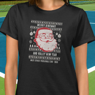 Funny Ugly Christmas Sweater Custom Pickleball