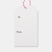 Funny Ugly Christmas Sweater, Dog Wearing Glasses Gift Tags (Back)
