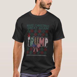 Funny Ugly Christmas Sweater Trump Make Christmas