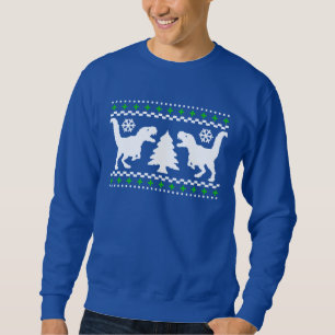 Funny! Ugly Holiday T-Rex Sweater