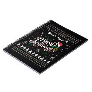 Funny Ugly Merry Christmas Notebook