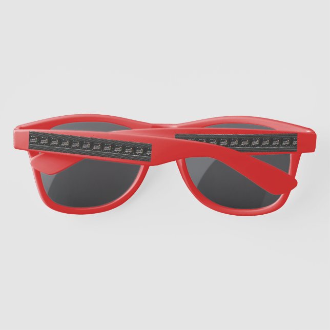 Funny Ugly  Merry Christmas Sunglasses (Back)