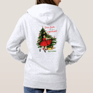 Funny Ugly Retro Christmas Sweater Good Girl