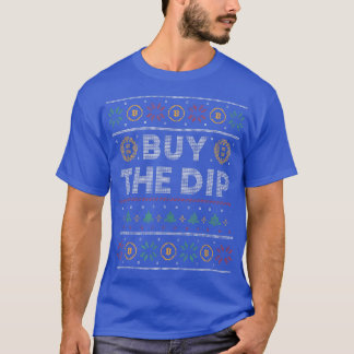 Funny Ugly Sweater Christmas Bitcoin Buy The Dip c