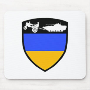 Funny Ukraine Farmer Tractor Towing Tank Meme  Mouse Mat