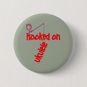 Funny Ukulele 6 Cm Round Badge