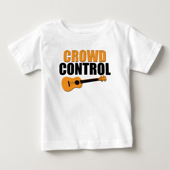 Funny Ukulele Baby T-Shirt (Front)