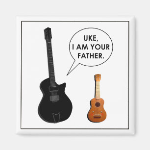 Funny Ukulele Magnet