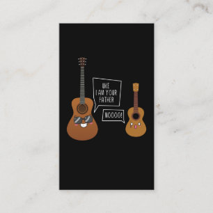 Funny Ukulele Player Guitar Music Humour Business Card