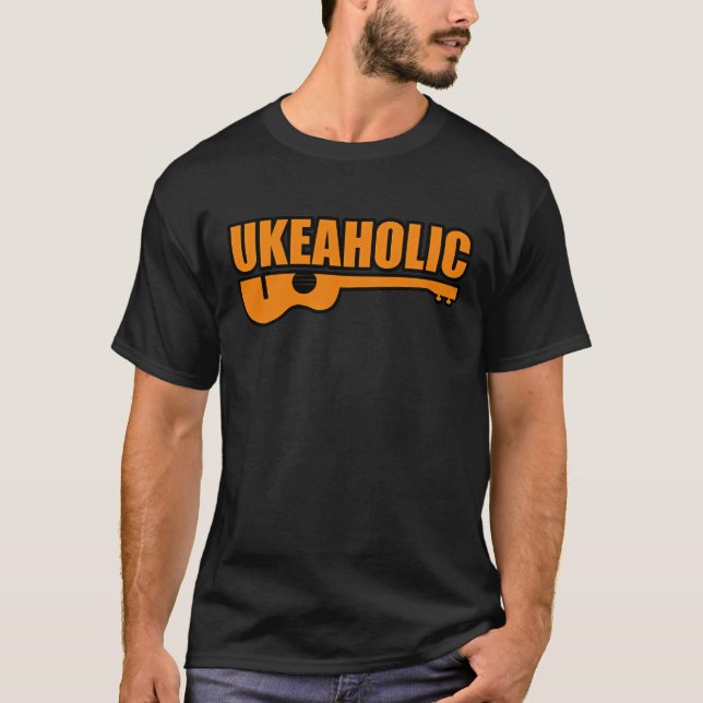 Funny Ukulele  T-Shirt (Front)