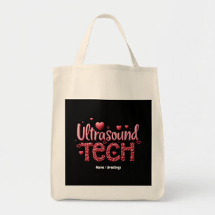 Funny Ultrasound Tech Valentine's Day Ideas Tote Bag