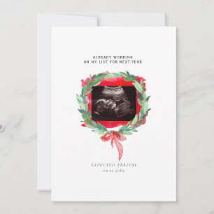 Funny Ultrasound Watercolor Truck Merry Christmas