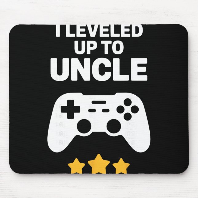 Funny Uncle Art For Uncle Men From New Promoted To Mouse Mat (Front)