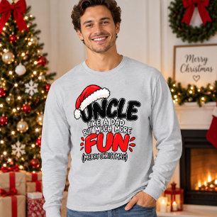 Funny Uncle Christmas Fun Family Holiday Gift T-Shirt