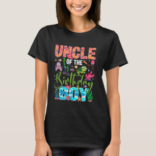 Funny Uncle Of The Birthday Boy Sea Animal Lover B T-Shirt