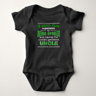 funny uncle spoil theory baby bodysuit