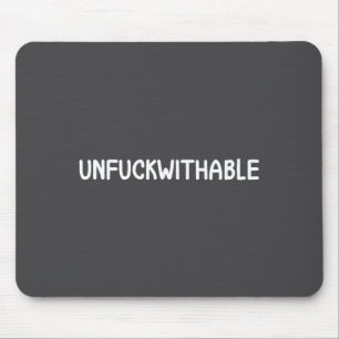 Funny Unforwithable . Joke Sarcastic Tee For Famil Mouse Mat