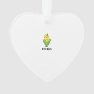 Funny Uni Corn Unicorn Corn Lovers Corn Farmer Tan Ornament