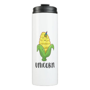 Funny Uni Corn Unicorn Corn Lovers Corn Farmer Tan Thermal Tumbler