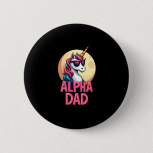 Funny Unicorn Dad Laufey Men Father's Day Christma 6 Cm Round Badge