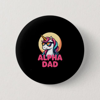 Funny Unicorn Dad Laufey Men Father's Day Christma 6 Cm Round Badge