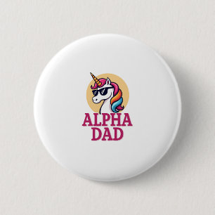 Funny Unicorn Dad Laufey Men Father's Day Christma 6 Cm Round Badge