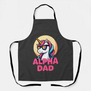 Funny Unicorn Dad Laufey Men Father's Day Christma Apron