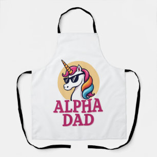 Funny Unicorn Dad Laufey Men Father's Day Christma Apron