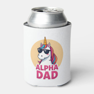 Funny Unicorn Dad Laufey Men Father's Day Christma Can Cooler