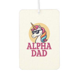 Funny Unicorn Dad Laufey Men Father's Day Christma Car Air Freshener