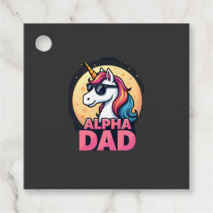 Funny Unicorn Dad Laufey Men Father's Day Christma Favour Tags
