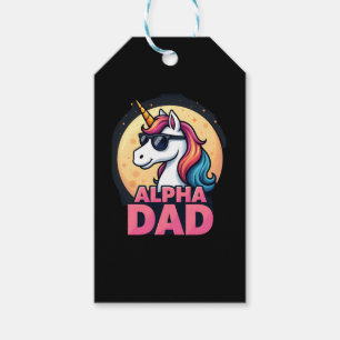 Funny Unicorn Dad Laufey Men Father's Day Christma Gift Tags