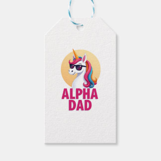 Funny Unicorn Dad Laufey Men Father's Day Christma Gift Tags