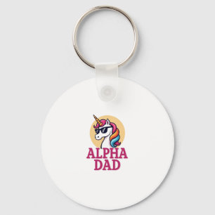 Funny Unicorn Dad Laufey Men Father's Day Christma Key Ring