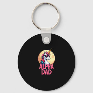 Funny Unicorn Dad Laufey Men Father's Day Christma Key Ring