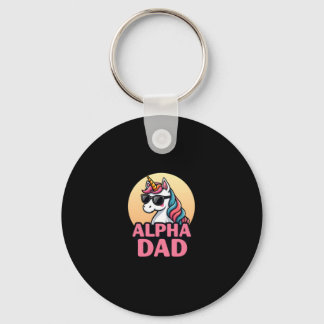 Funny Unicorn Dad Laufey Men Father's Day Christma Key Ring