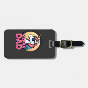 Funny Unicorn Dad Laufey Men Father's Day Christma Luggage Tag