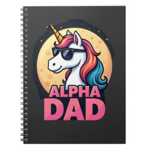 Funny Unicorn Dad Laufey Men Father's Day Christma Notebook