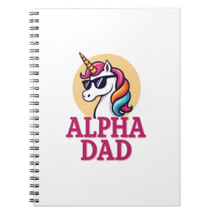 Funny Unicorn Dad Laufey Men Father's Day Christma Notebook