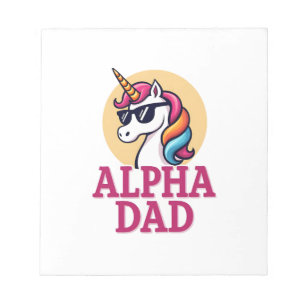 Funny Unicorn Dad Laufey Men Father's Day Christma Notepad