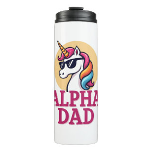 Funny Unicorn Dad Laufey Men Father's Day Christma Thermal Tumbler