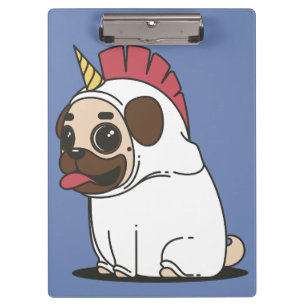 Funny Unicorn - Doggycorn Clipboard