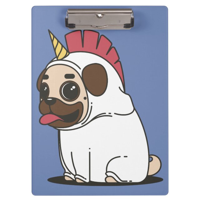 Funny Unicorn - Doggycorn Clipboard (Front)