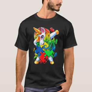 Funny Unicorn Face Autism Awareness Mum Mother S D T-Shirt