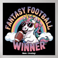 Funny Unicorn Fantasy Football Winner 2025 Style